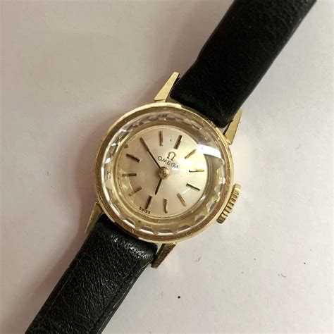 vintage omega 14k ladies watch